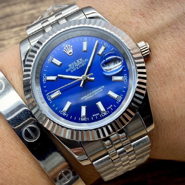 로** 최신상 데이저스트 블루다이얼 남성용 쿼츠레플리카,레플리카사이트